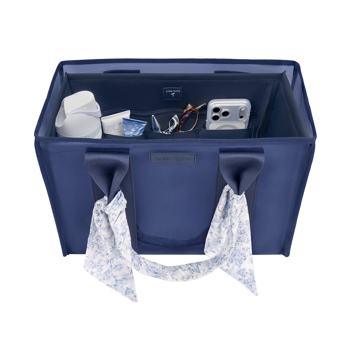 Classic Oxford Navy Case-Mate Tote Organizer