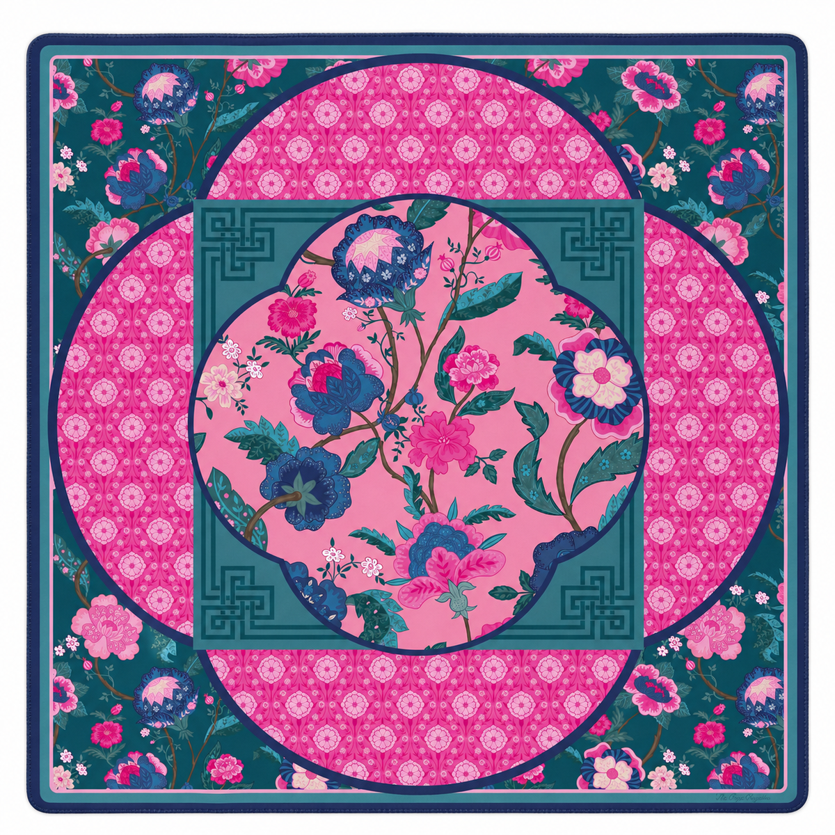 Peony Sociale Mahjong Mat