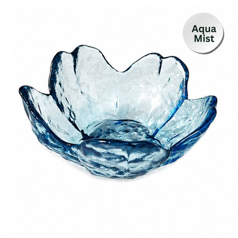 Glass Flower Dice Holder