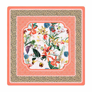 Britt Mills Peach Spotted Cheetah in Bloom Mat