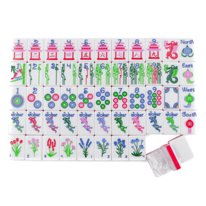 Jubilee Series Pearl White Mahjong Tiles