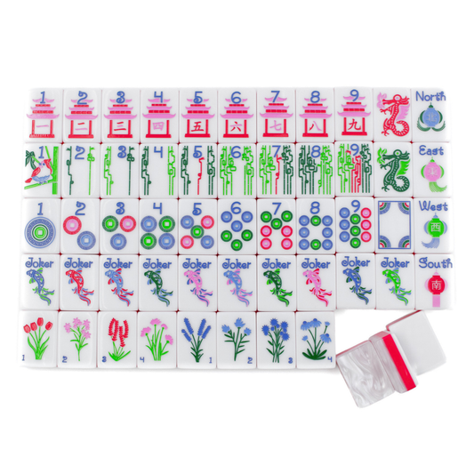 Jubilee Series Pearl White Mahjong Tiles