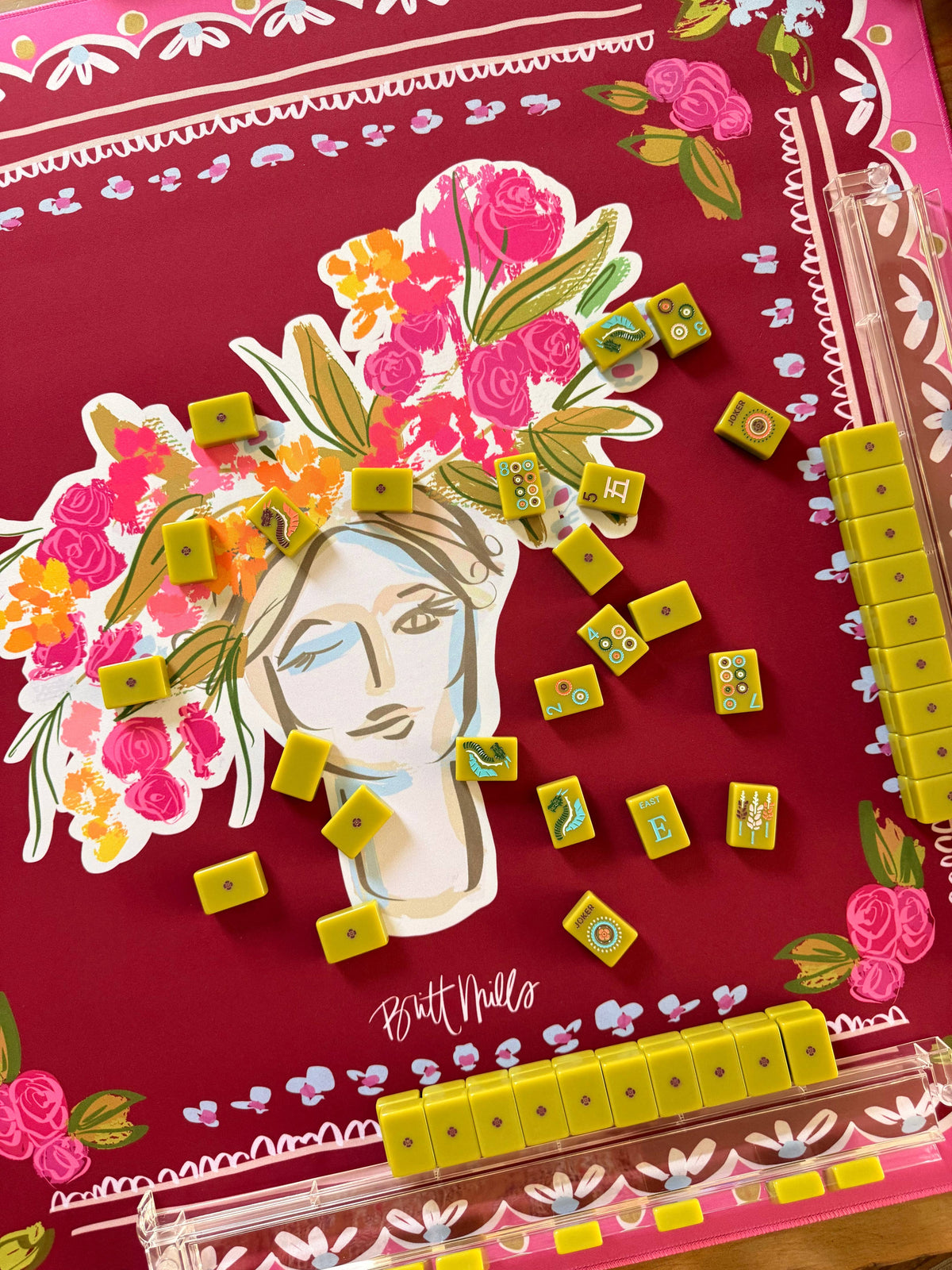 Britt Mills Scarlett Neoprene Mat