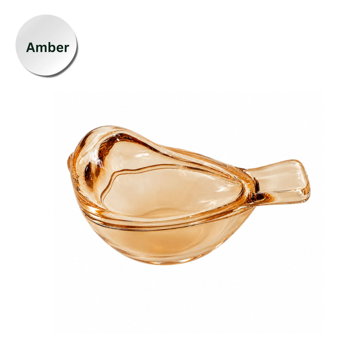 Glass Bird Dice Holder