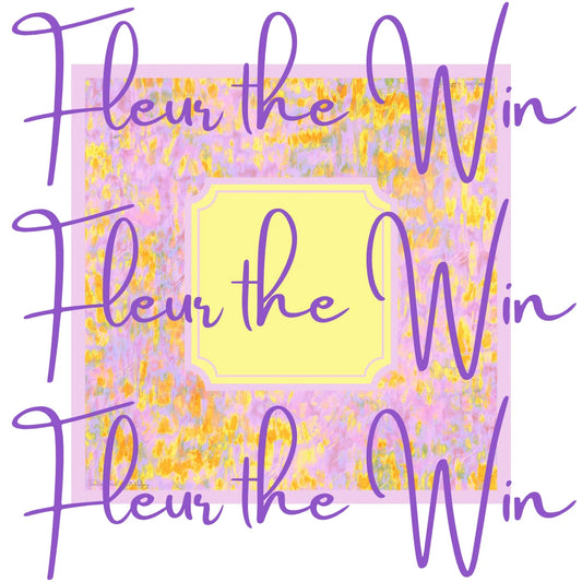 Four Winds Social Fleur the Win Mahjong Mat