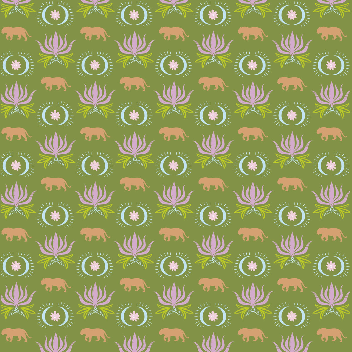 KEVA Moon Tiger Double-Sided Mat
