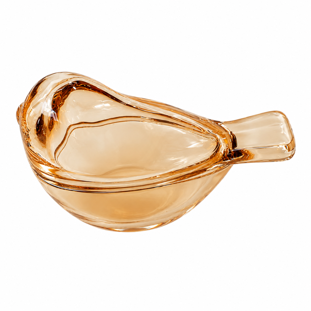 Glass Bird Dice Holder