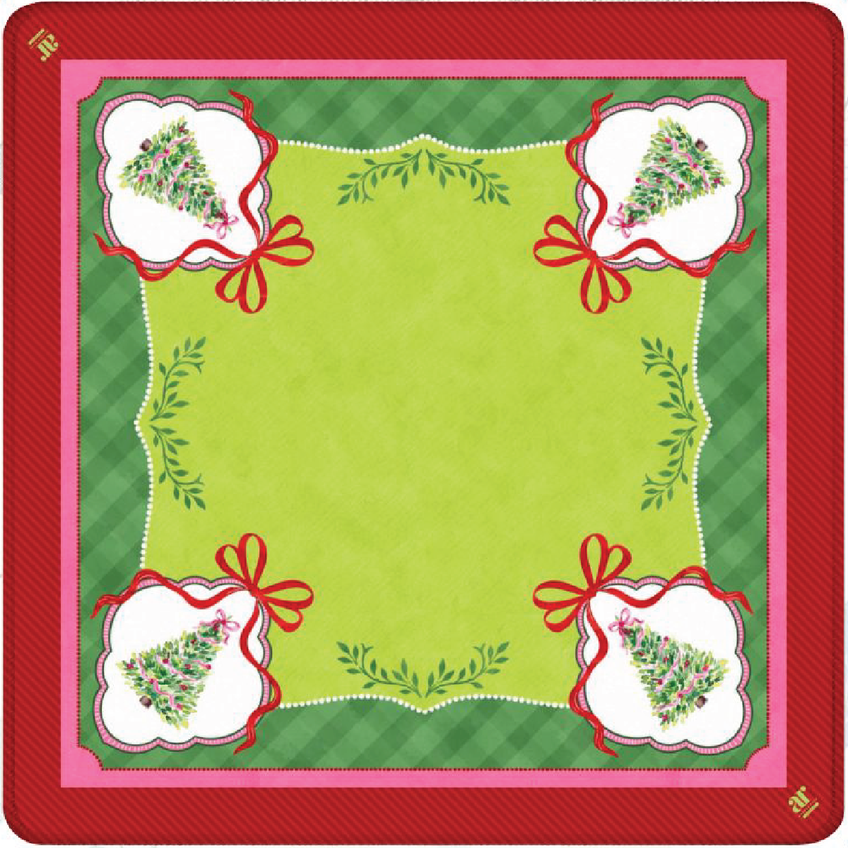 Anders Ruff Watercolor Christmas Tree Mat