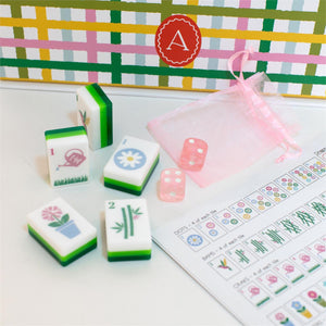 Garden Party Mahjong Tiles