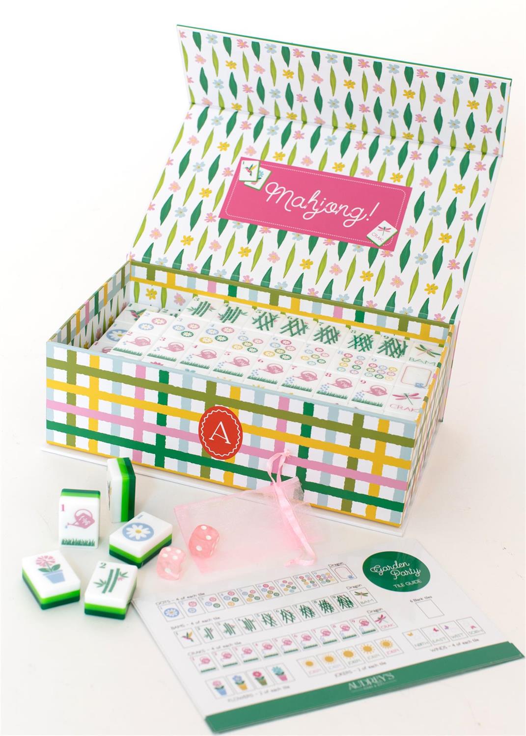 Garden Party Mahjong Tiles