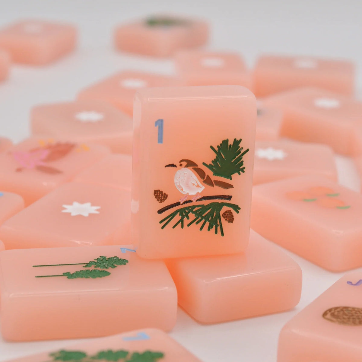 Middle and Main Peach & Pine Tiles