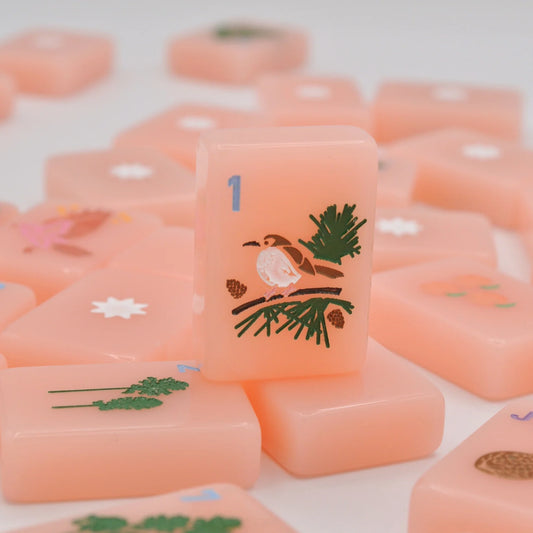 Middle and Main Peach & Pine Tiles