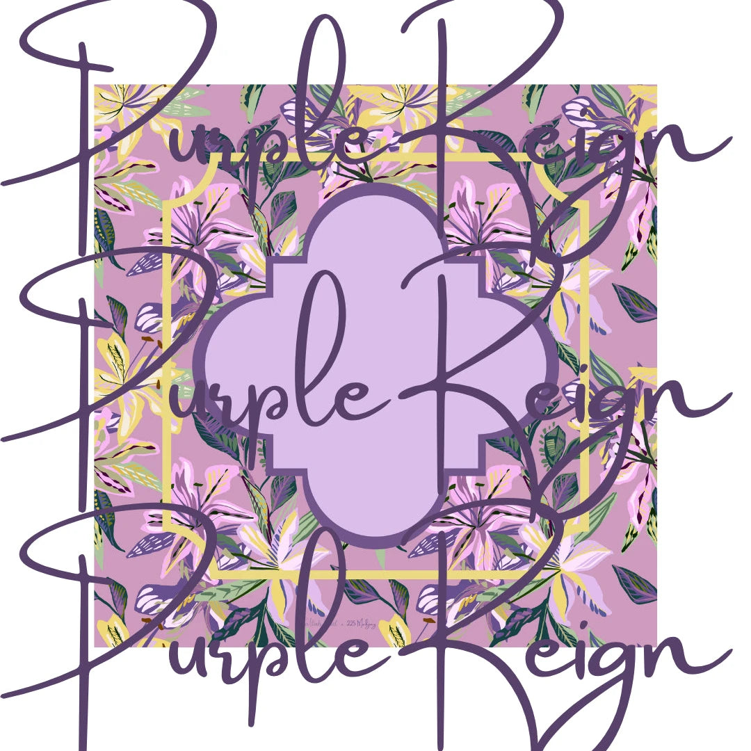 Four Winds Social Purple Reign Mahjong Mat