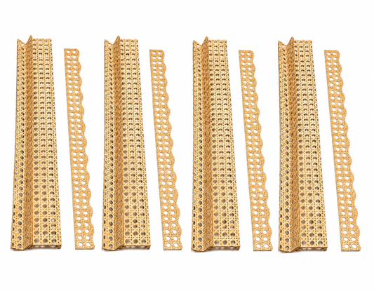 Shoreline Mahjong Rack & Wavy Pusher | 20 Inches | Set of 4