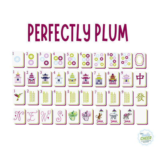 The Daily Cheer Perfectly Plum Tiles