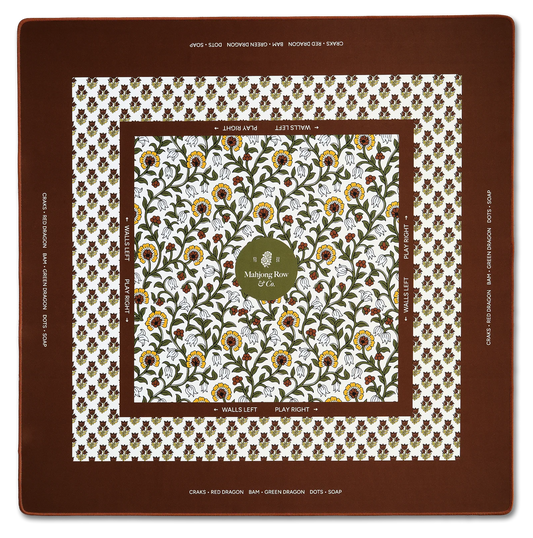 Autumn Saffron Mahjong Mat