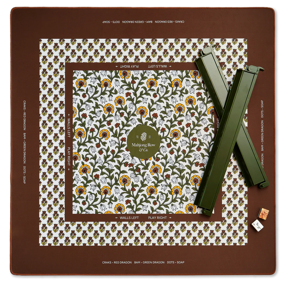 Autumn Saffron Mahjong Mat