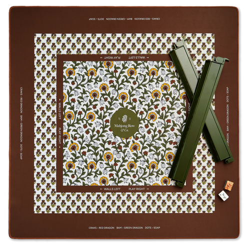 Autumn Saffron Mahjong Mat
