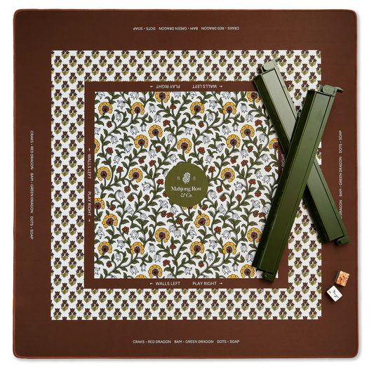 Autumn Saffron Mahjong Mat
