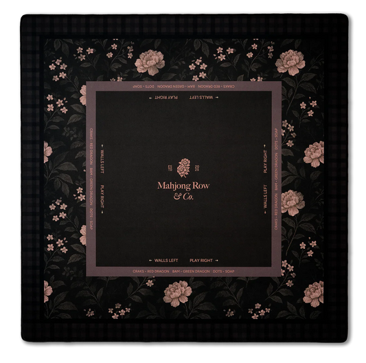 Mocha Bloom – Dark Mahjong Mat