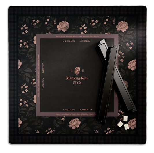 Mocha Bloom – Dark Mahjong Mat