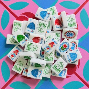 The Scandinavian Christmas Tile Collection - Red & Green