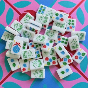 The Scandinavian Christmas Tile Collection - Red & Green