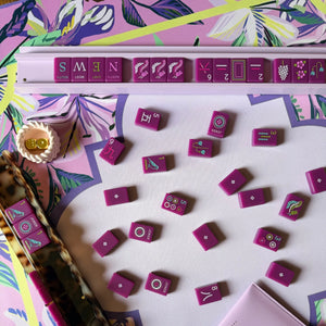 Four Winds Social Purple Reign Mahjong Mat