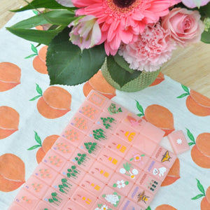 Middle and Main Peach & Pine Tiles