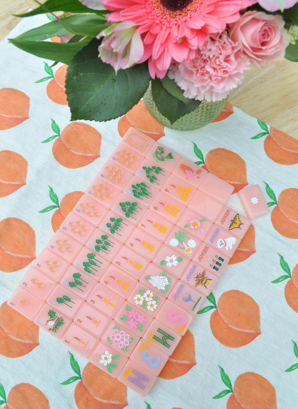 Middle and Main Peach & Pine Tiles
