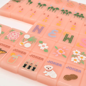 Middle and Main Peach & Pine Tiles