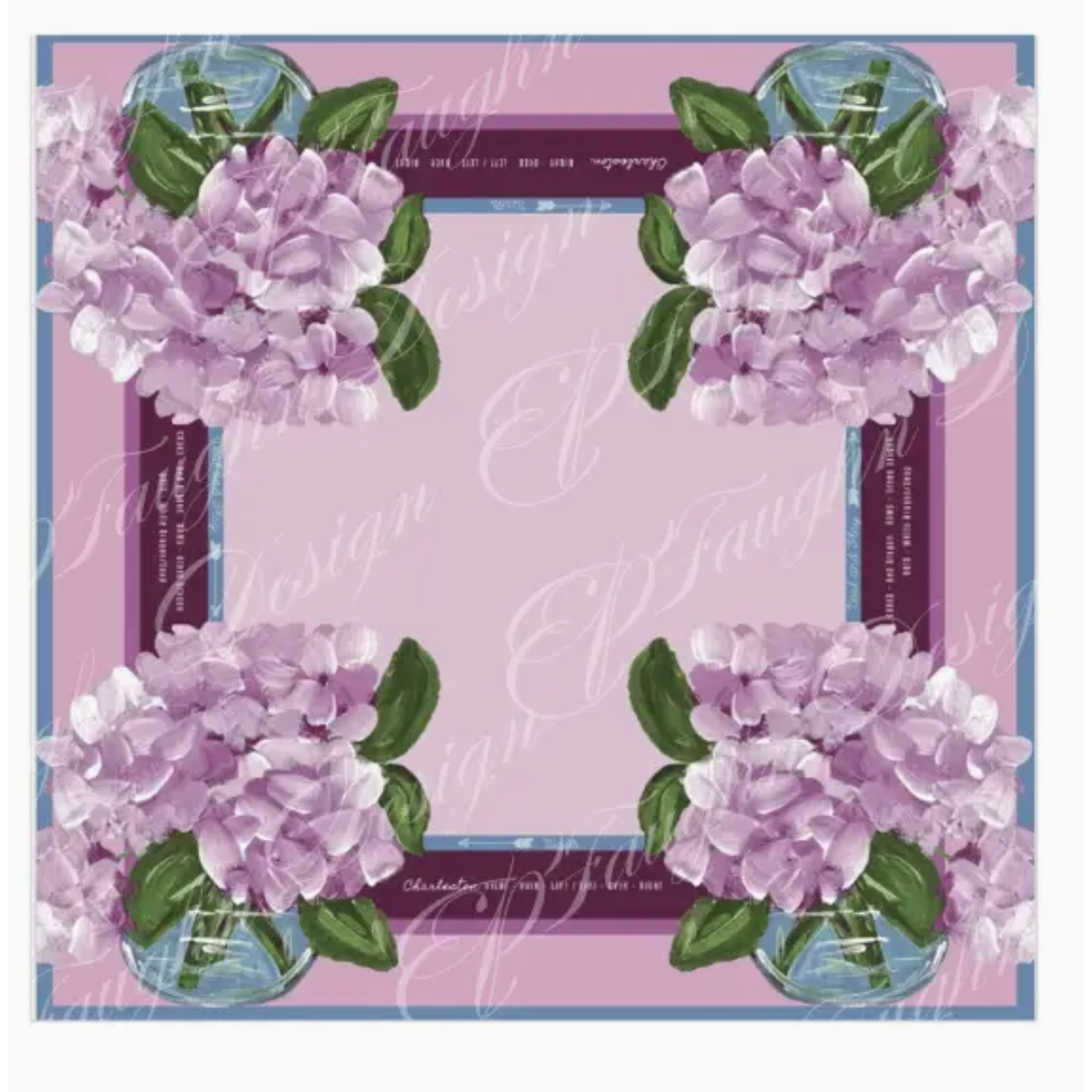 EP Faugh Pink Berry Hydrangea Mat