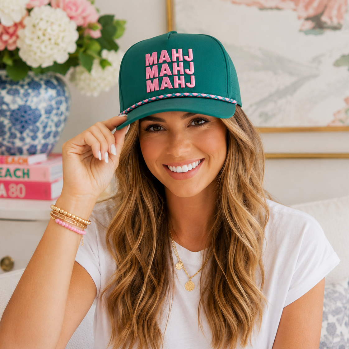 Green Mahj Trucker Hat