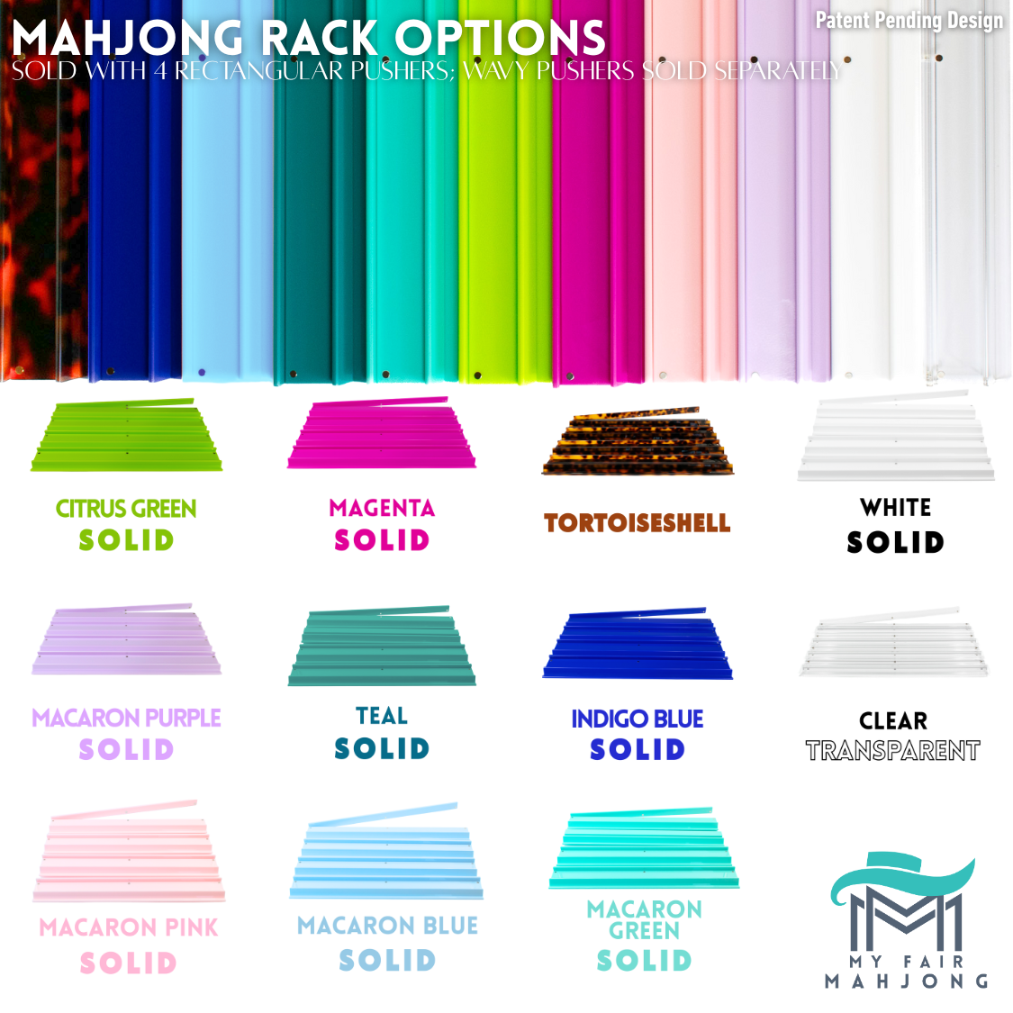 Premium Acrylic Mahjong Racks