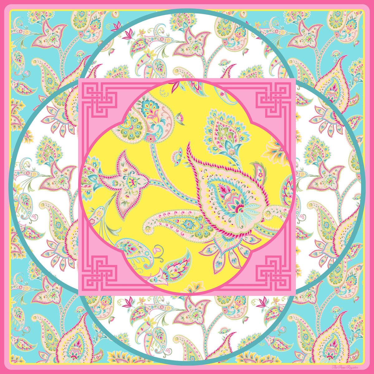 Paisley Jubilee Mahjong Mat
