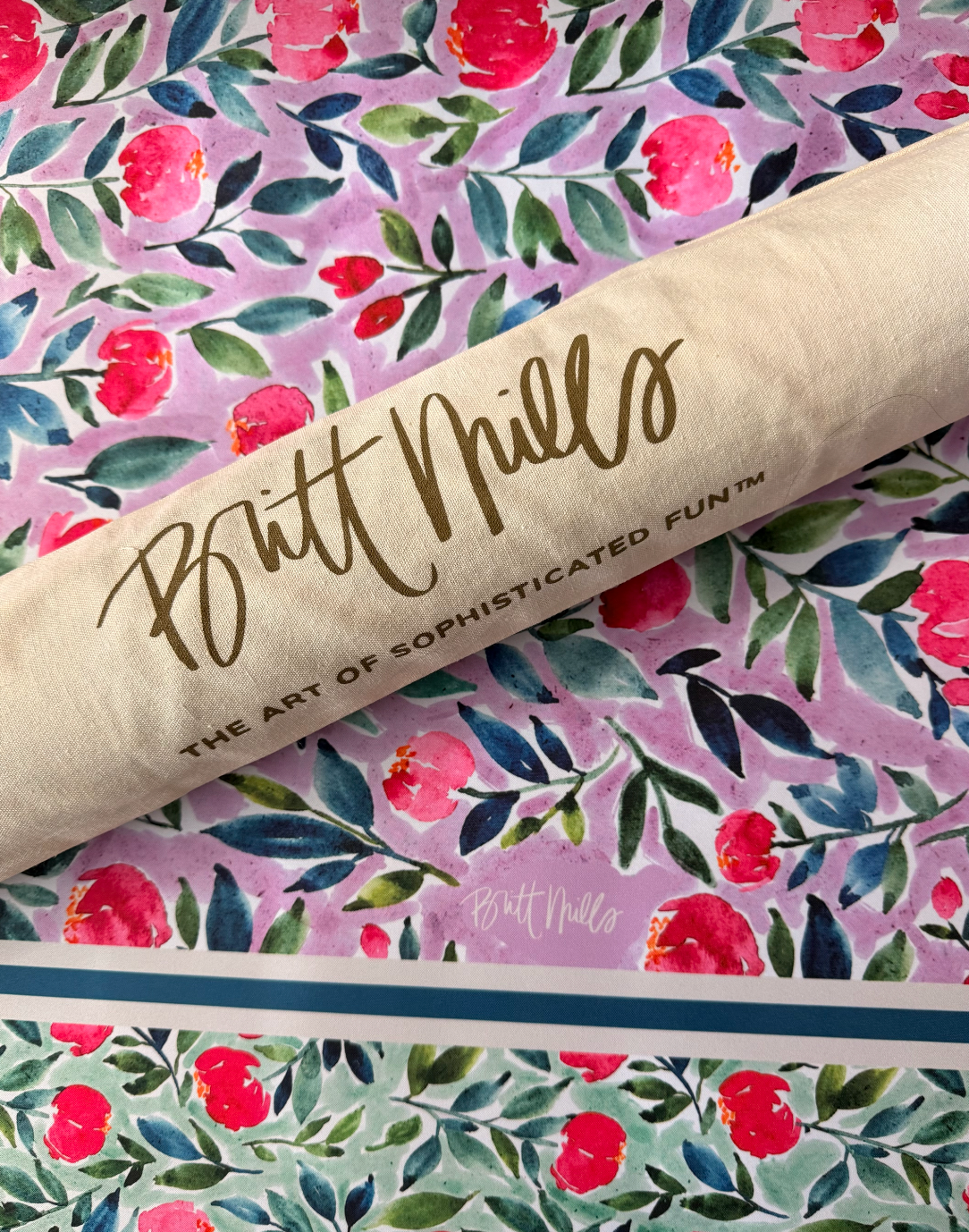 Britt Mills Flora Neoprene Mat