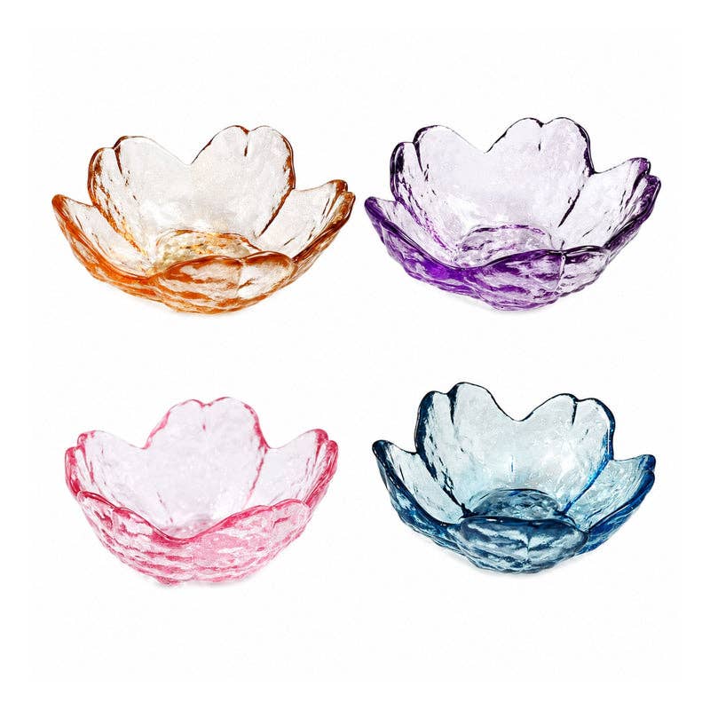 Glass Flower Dice Holder
