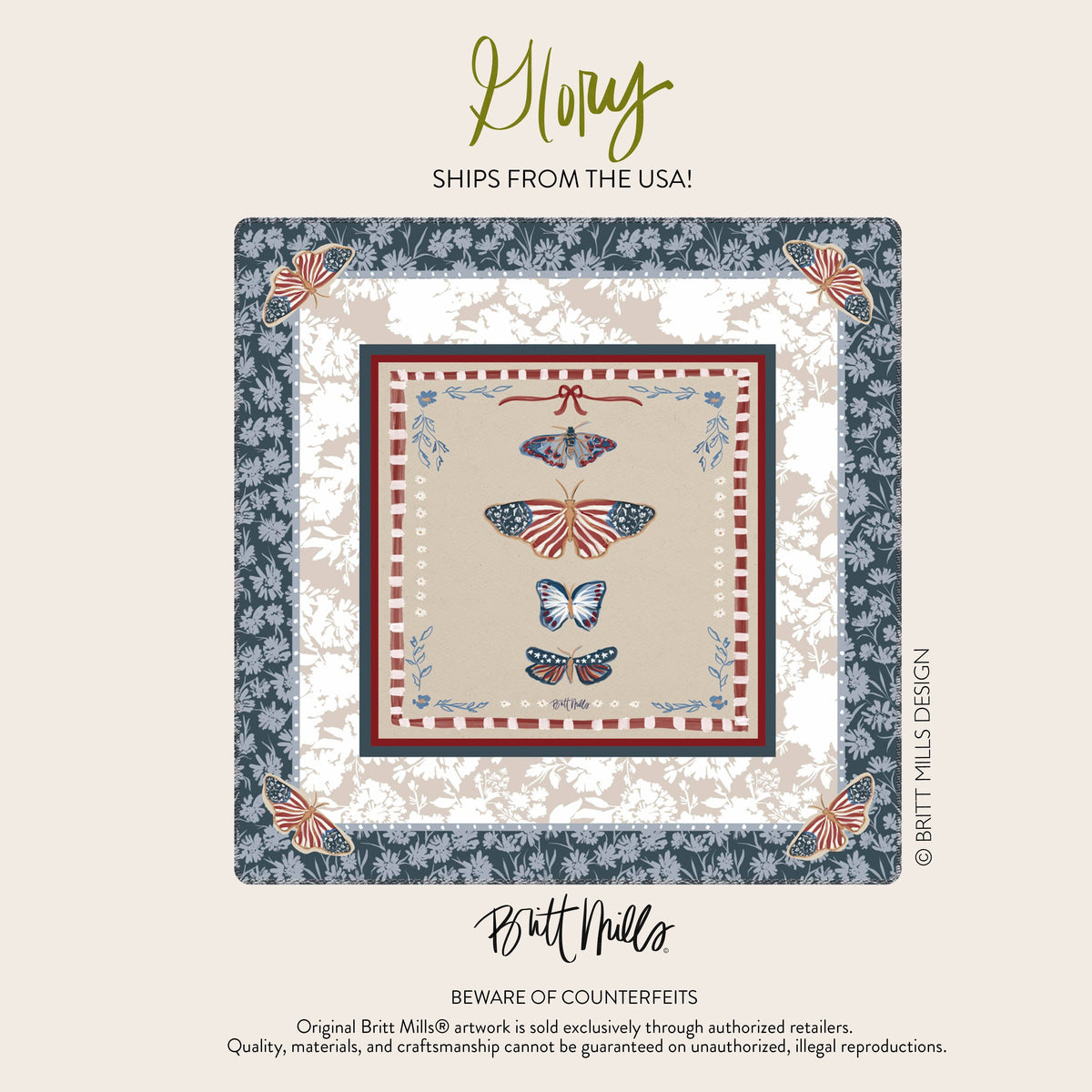 Britt Mills Mahjong Mat