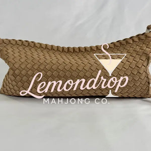 Woven Neoprene Tile/Accessory Bag - Camel